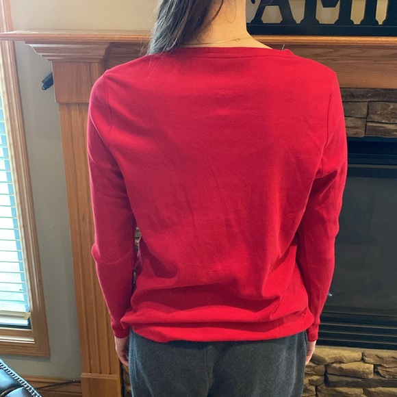 NWOT St. John’s Bay v neck red - Picture 4 of 4